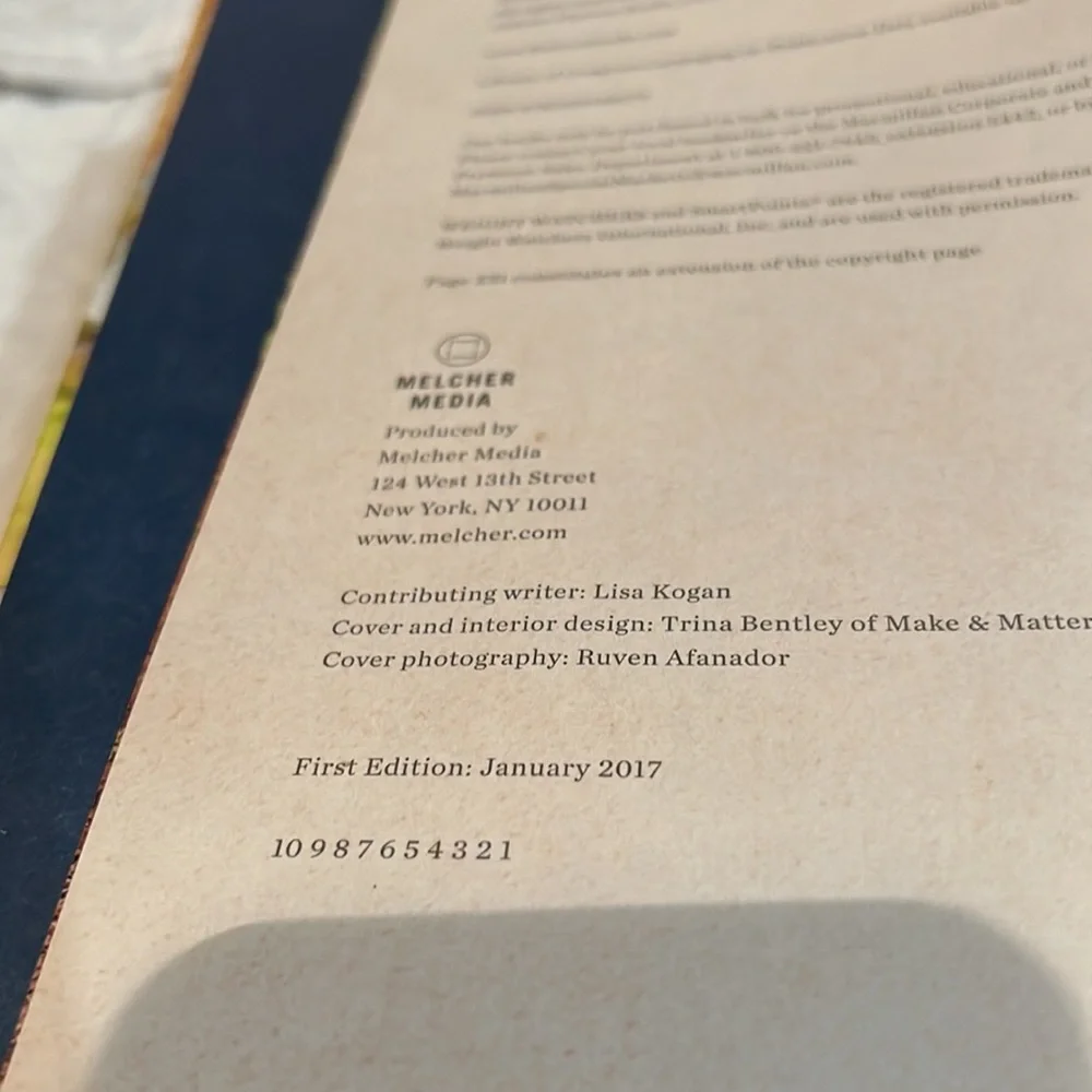 Food‎ Health and Happiness cookbook, first edition